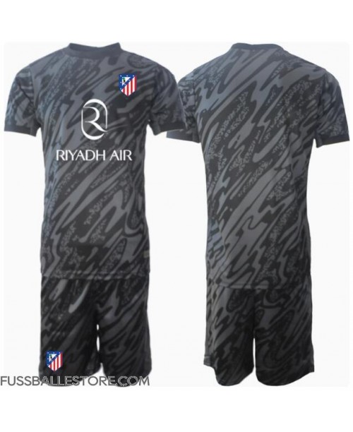 Günstige Atletico Madrid Torwart Heimtrikotsatz Kinder 2024-25 Kurzarm (+ Kurze Hosen)